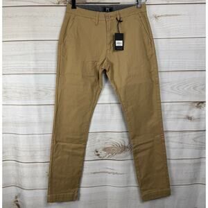 PX Clothing Tan Straight Fit Chino Pants Size 30x34